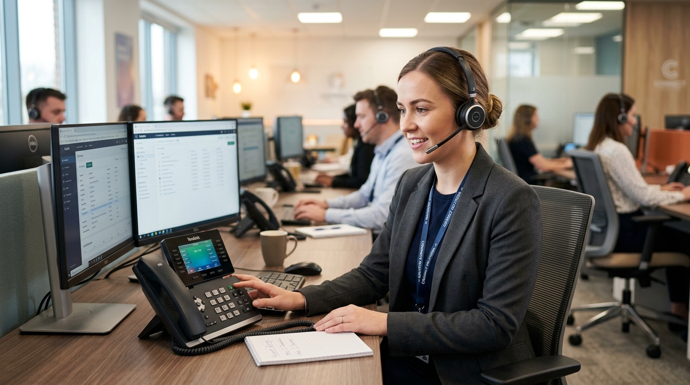 Arquitectura Yealink Call Centers y Entidades